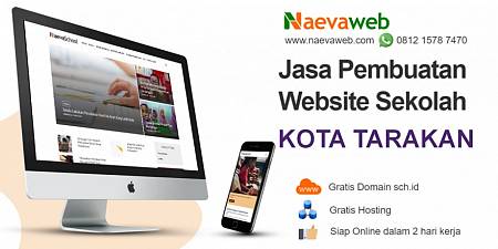 Jasa Pembuatan Website Sekolah Murah Tarakan Kalimantan Utara Mulai Rp 495 ribu